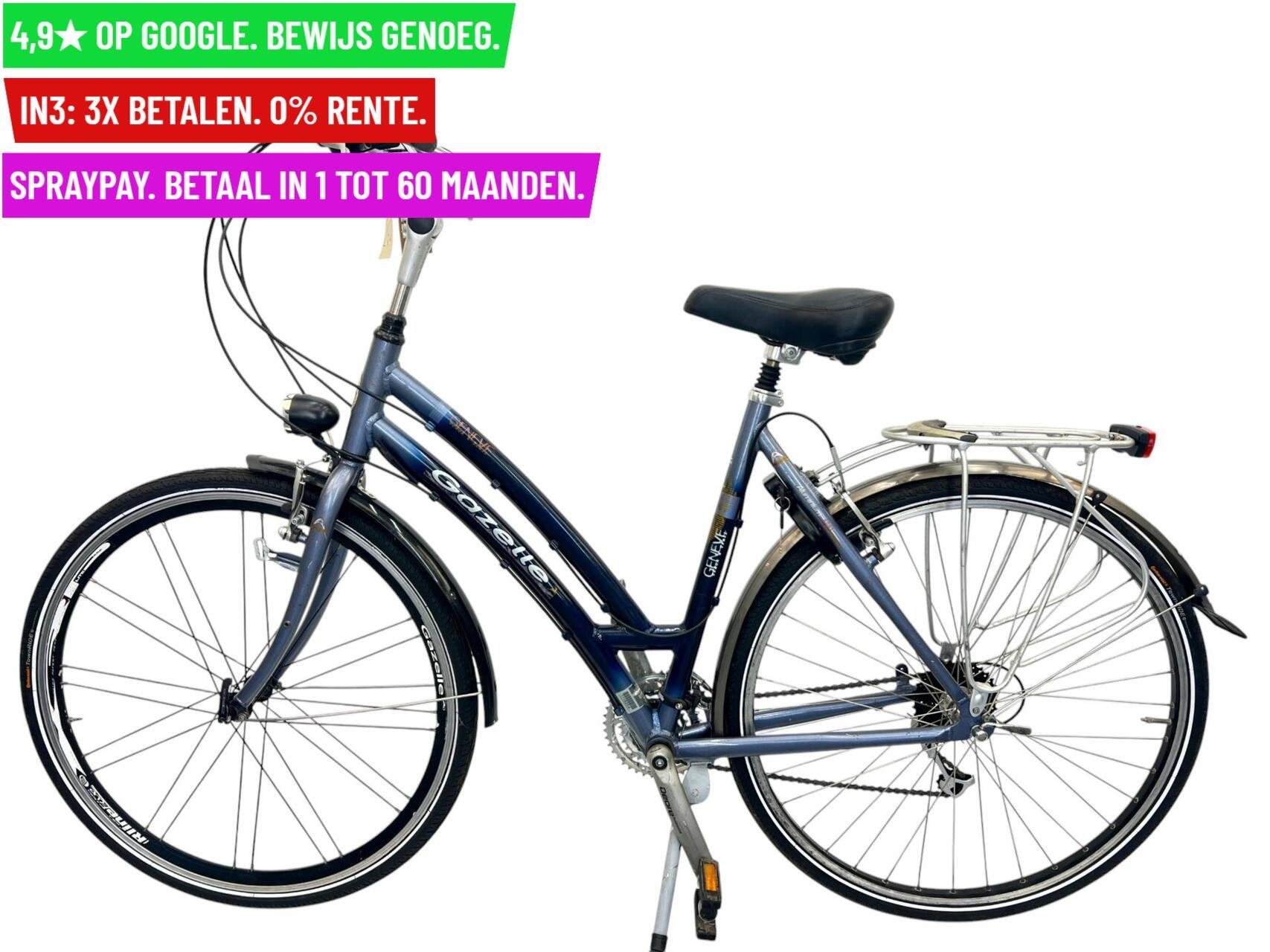 Damesfiets Gazelle Geneve 28"/54cm/24ver - Garantie/Levering, Fietsen en Brommers, Fietsen | Dames | Damesfietsen, Gebruikt, Gazelle