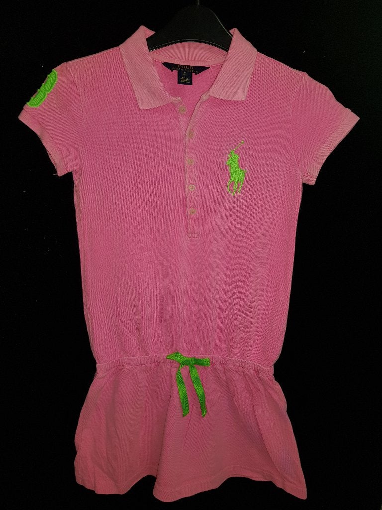 Geweldig leuk roze RALPH LAUREN jurkje maat 7/122., Kinderen en Baby's, Kinderkleding | Maat 122, Gebruikt, Jurk of Rok, Polo Ralph Lauren