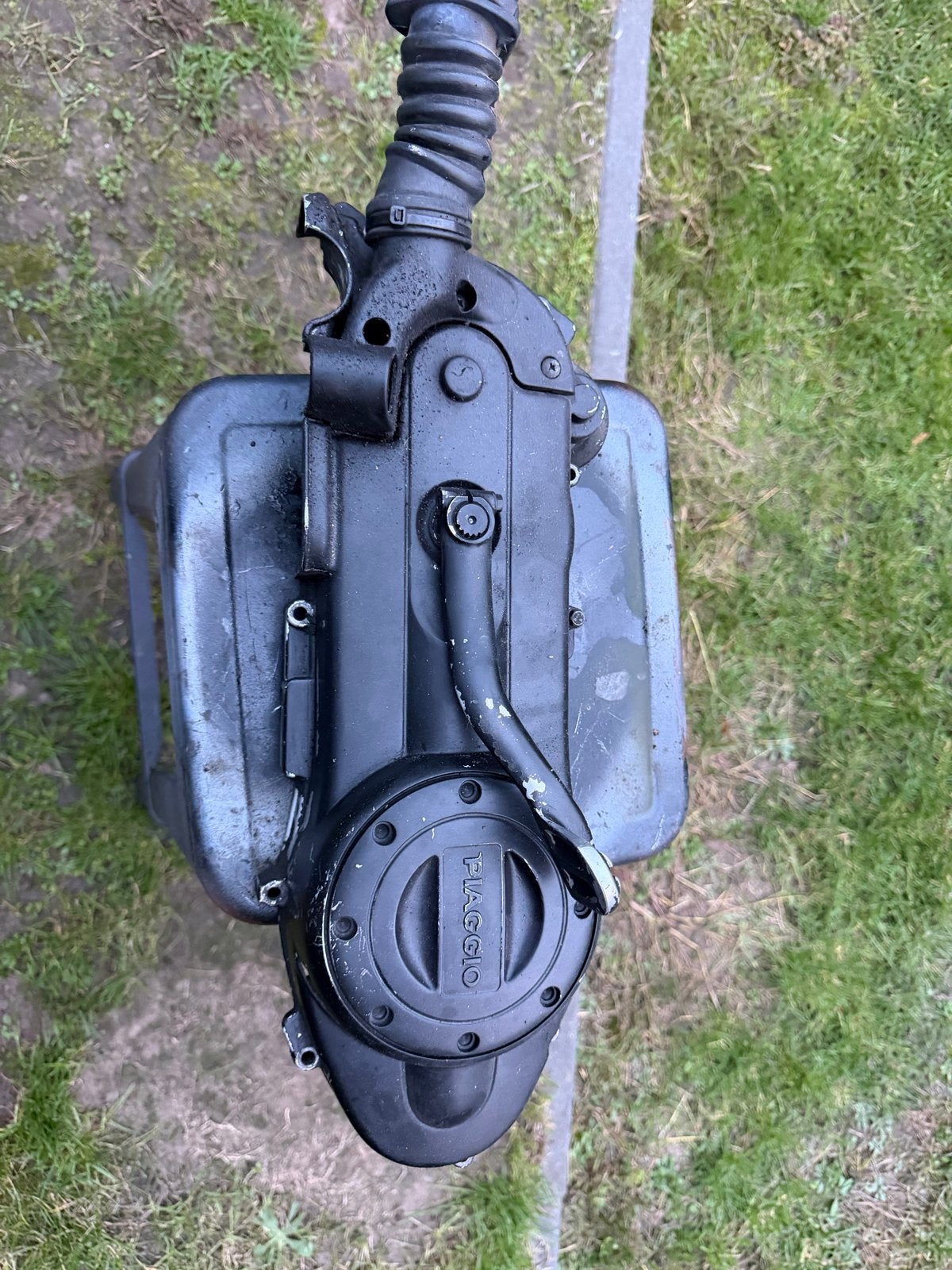 Vespa Sprint carterkap mat zwart | Inclusief kickstart, Ophalen of Verzenden, Gebruikt, Kap, Vespa