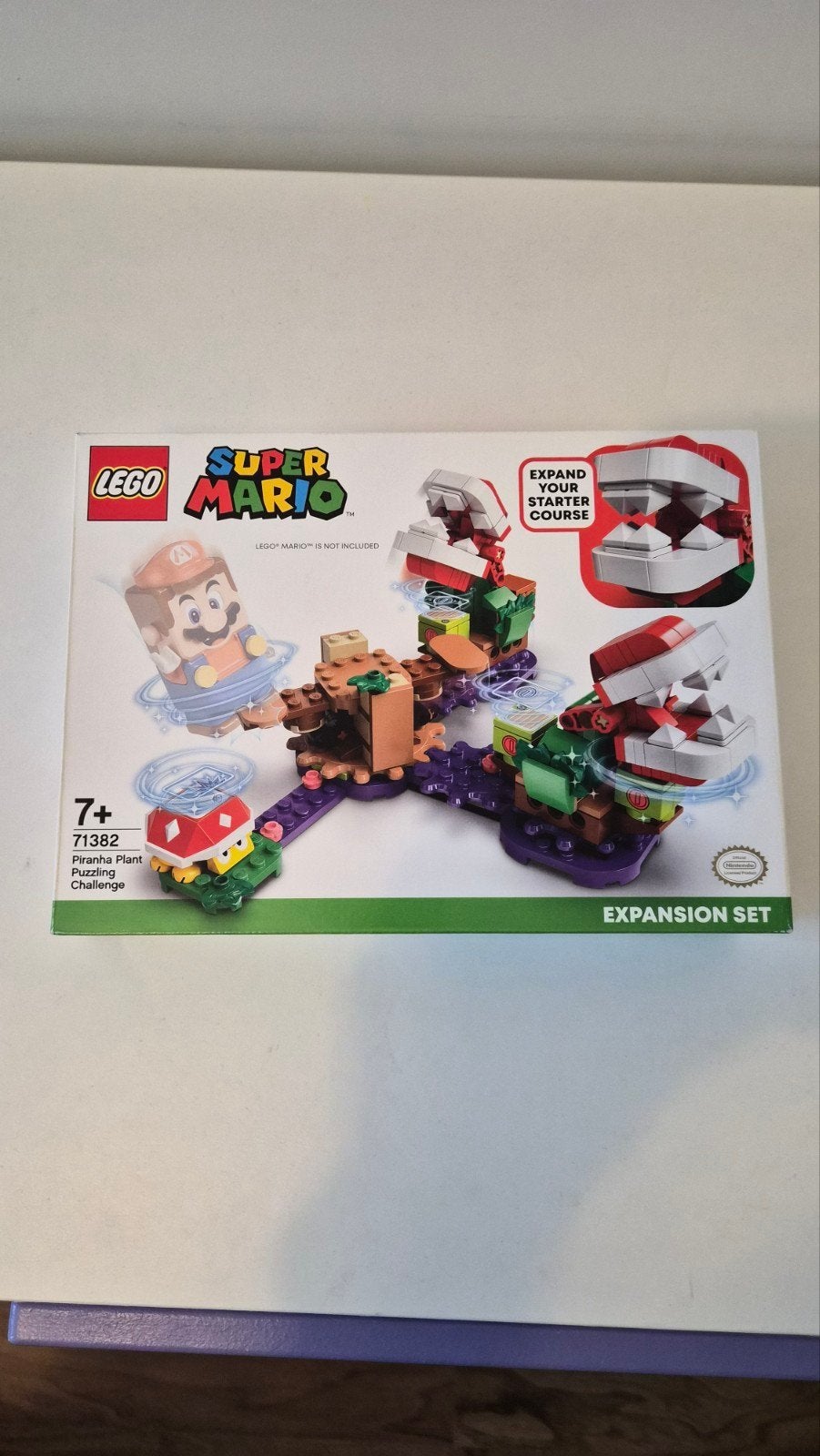 LEGO Super Mario Piranha Plant Power Slide Uitbreidingsset, Kinderen en Baby's, Speelgoed | Duplo en Lego, Ophalen of Verzenden