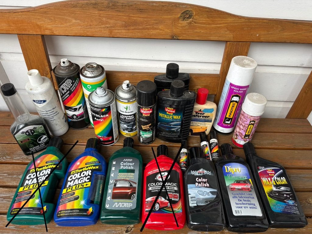 Onderhoudsmiddelen auto lak wax polish - motip turtle wax, Auto diversen, Ophalen of Verzenden