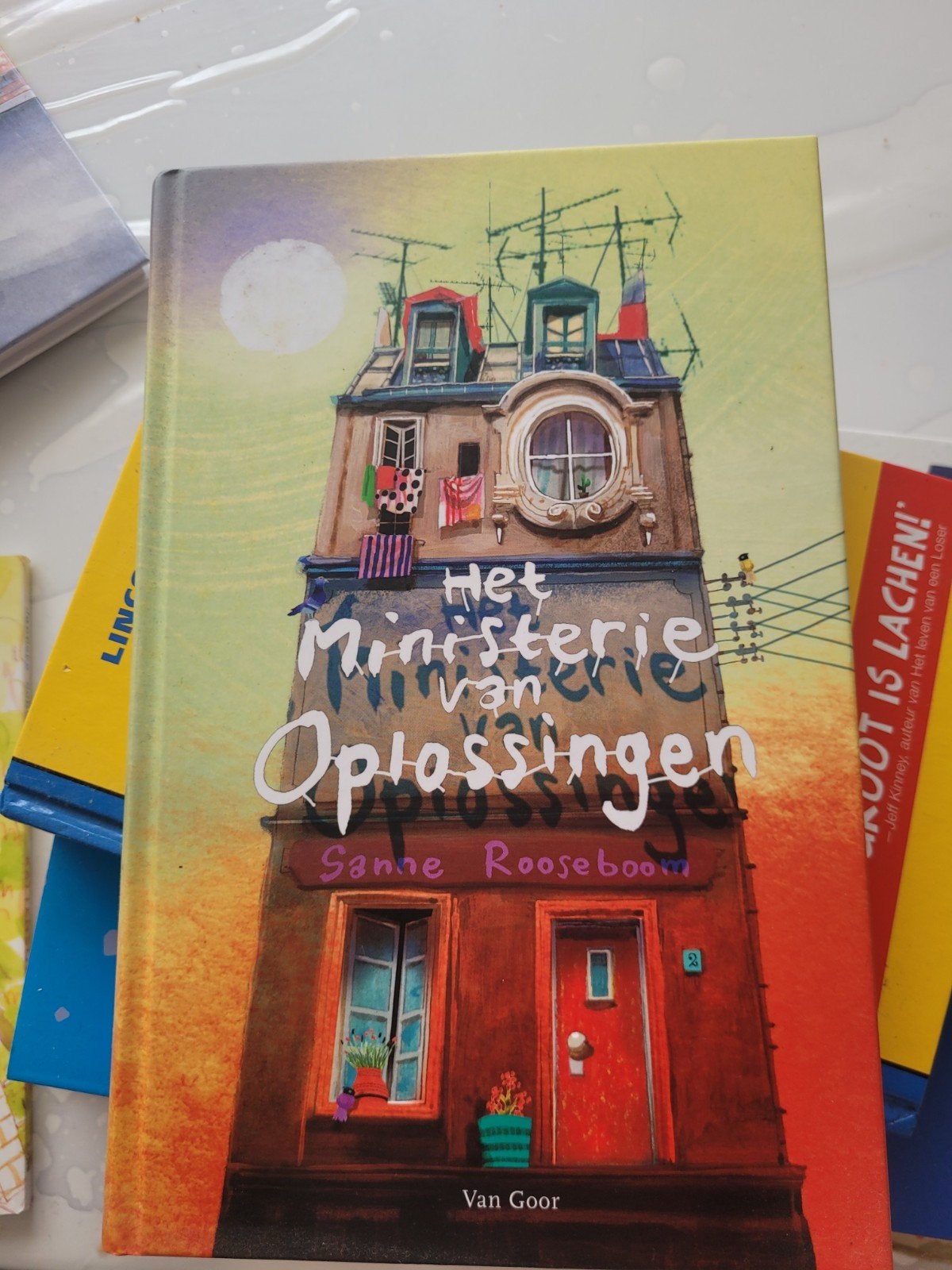 Het Ministerie van Oplossingen - Sanne Rooseboom, Boeken, Ophalen of Verzenden, Zo goed als nieuw, Sanne Rooseboom, Fictie