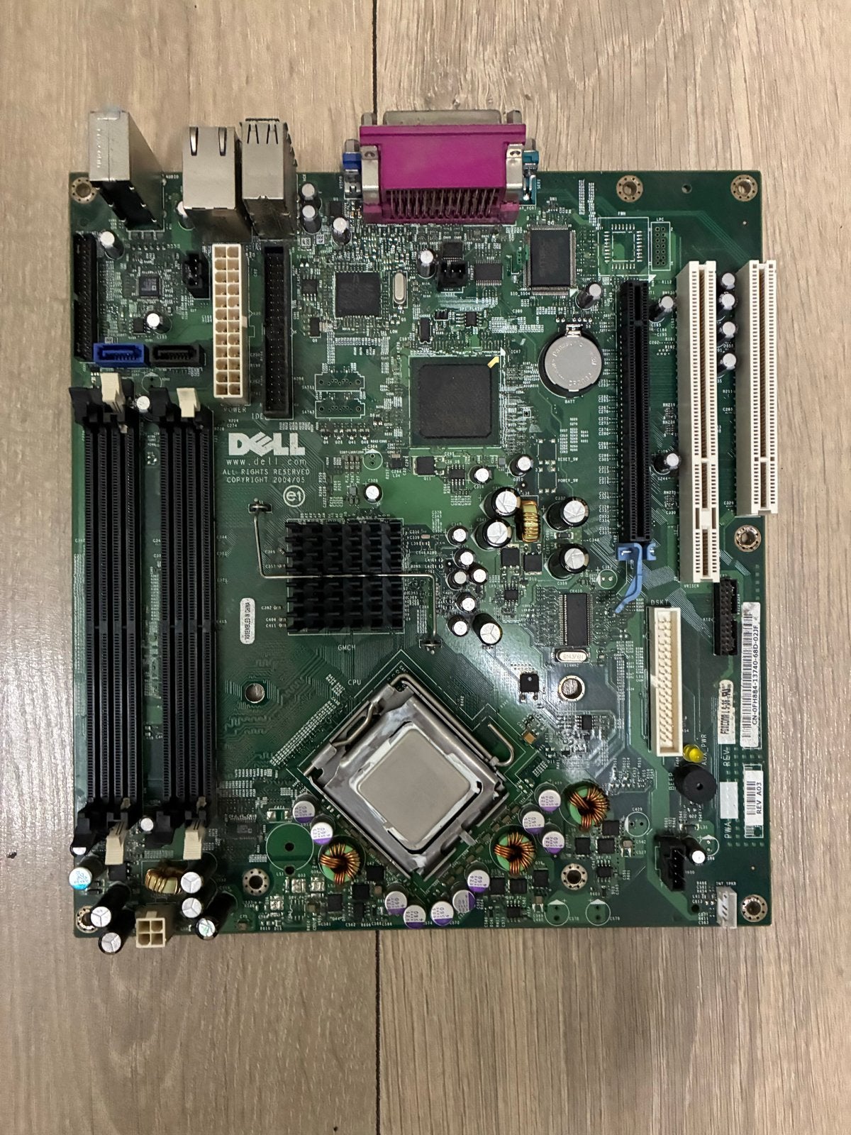 Intel Pentium D 930 3.0GHz +moederbord+org CPU-koeler LGA775, Computers en Software, Ophalen of Verzenden, Gebruikt, Intel, DDR2