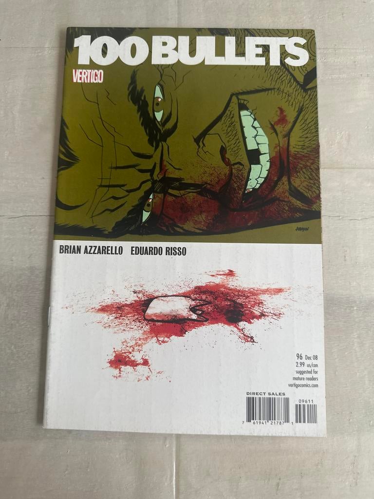 100 Bullets #96, Boeken, Eén comic, Ophalen of Verzenden, Zo goed als nieuw, Amerika