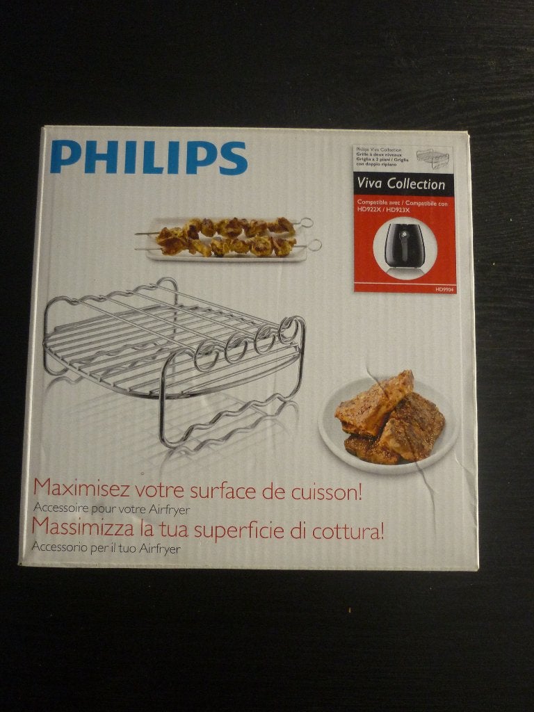 Airfryer axtra baklaag / accessoire / uitbreiding Viva, Ophalen of Verzenden, Zo goed als nieuw, Airfryer, Minder dan 750 gram