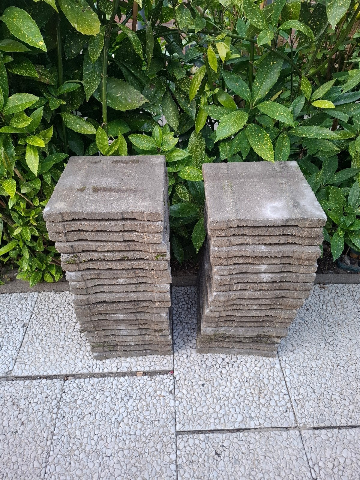 45 draintegels voor terras of pad, Tuin en Terras, Ophalen, Gebruikt, 5 tot 10 m², Beton