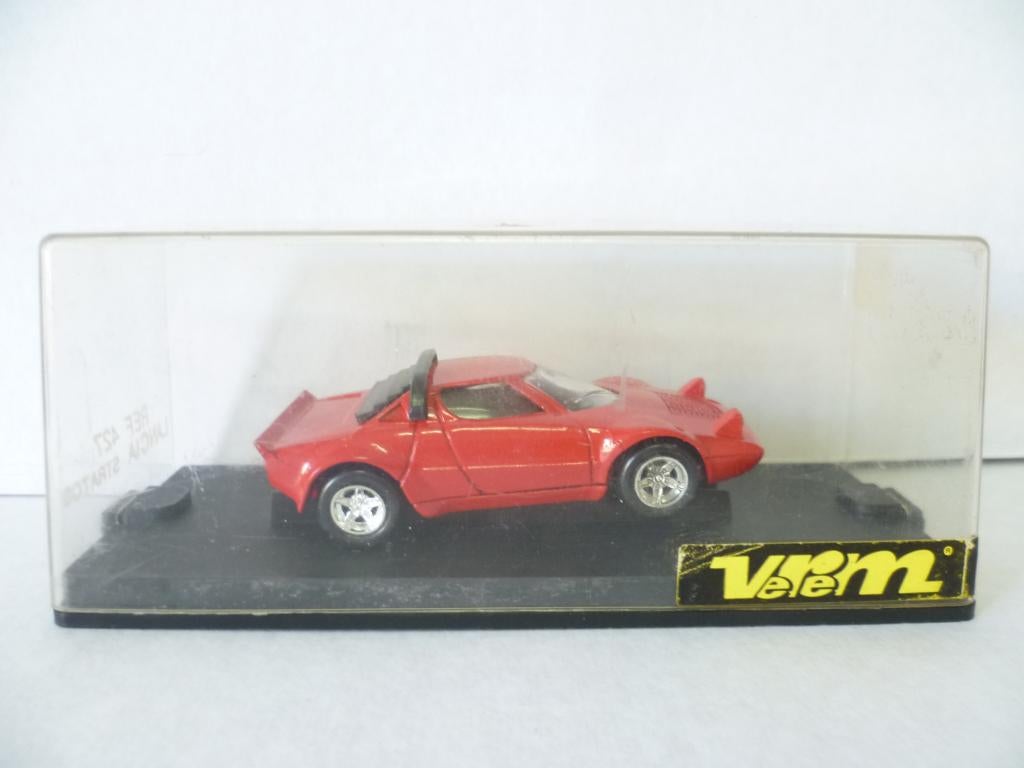 Verem 427 Lancia Stratos rood in doos 1:43 modelauto., Hobby en Vrije tijd, Modelauto's | 1:43, Ophalen of Verzenden, Nieuw, Auto