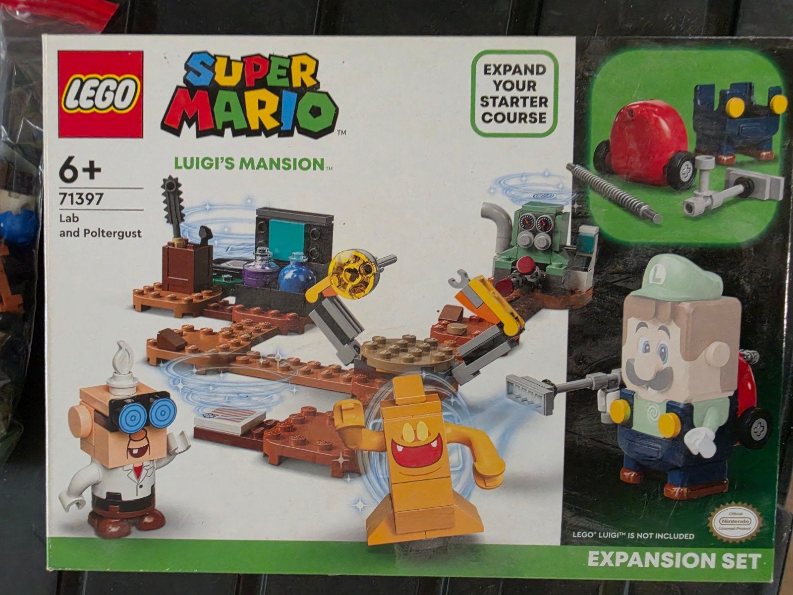 LEGO Super Mario Luigi's Mansion Lab en Poltergust 71397, Lego, Ophalen of Verzenden, Zo goed als nieuw, Compleet