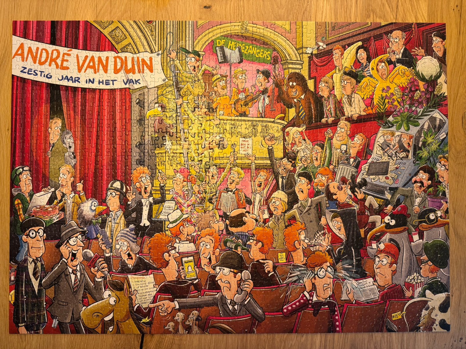 Andre van Duin puzzel 1000 stuks, Ophalen of Verzenden, 500 t/m 1500 stukjes, Zo goed als nieuw