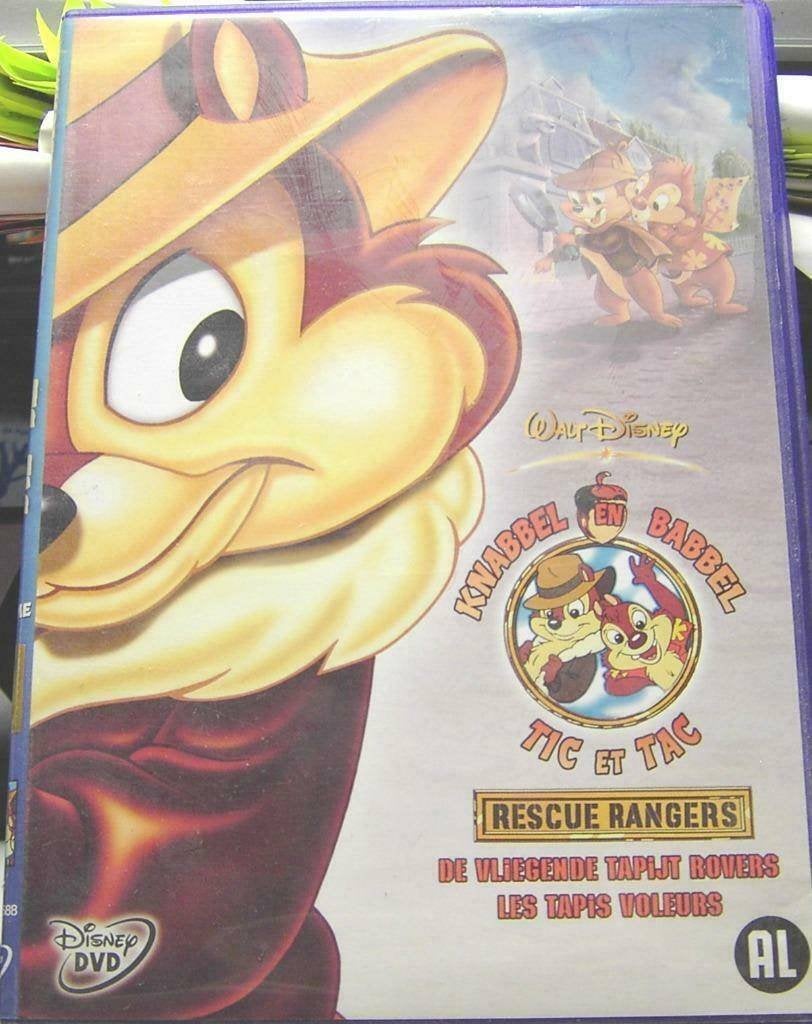 Knabbel en Babbel, Tic et Tac (Rescue Rangers) DVD, Ophalen of Verzenden, Overige figuren, Zo goed als nieuw, Overige typen