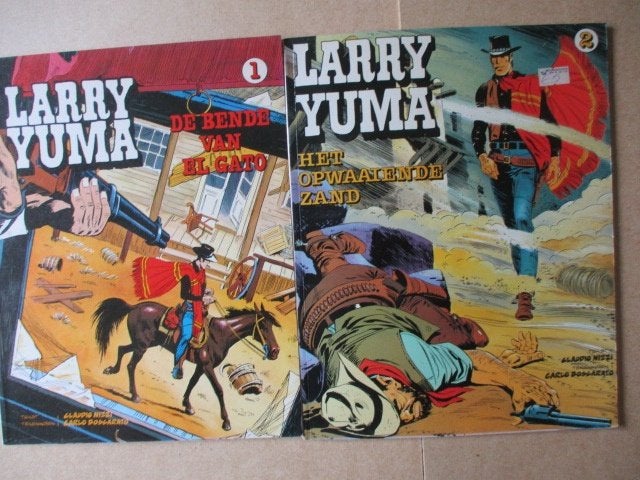 w0188 larry yuma 1 en 2, Meerdere stripboeken, Ophalen, Gelezen