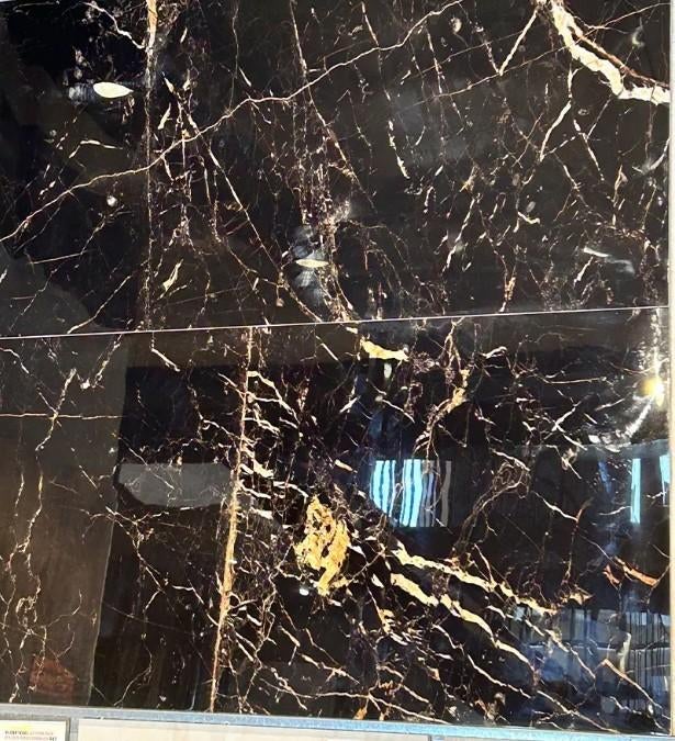 Wand/vloertegels Golden black 120x60cm 2 stuks, Doe-het-zelf en Verbouw, Tegels, Ophalen, 60 cm of meer, Overige typen, Nieuw