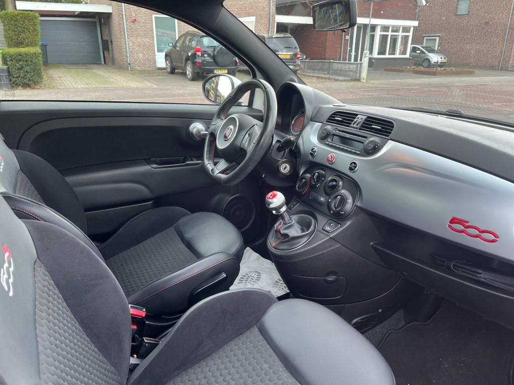 Fiat 500 0.9 TWINAIR T 500S / AIRCO / HALF LEDER / 16'' LM-V, Auto's, Voorwielaandrijving, Gebruikt, Origineel Nederlands, Bedrijf