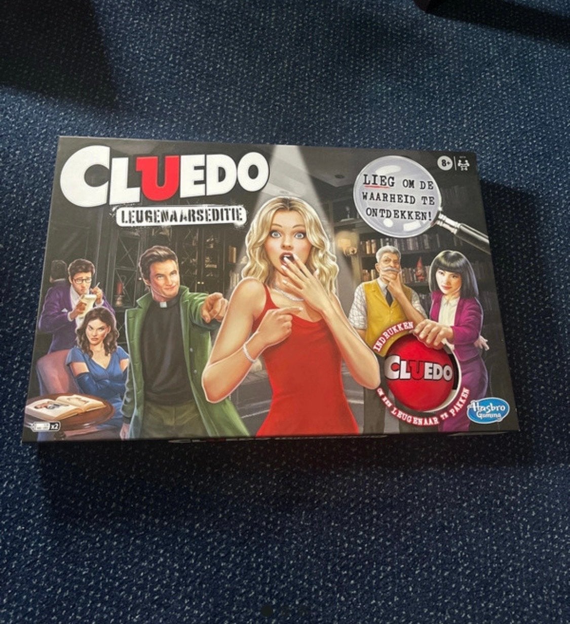 Cluedo Leugenaarseditie Bordspel - Zo goed als nieuw, Hobby en Vrije tijd, Gezelschapsspellen | Bordspellen, Drie of vier spelers