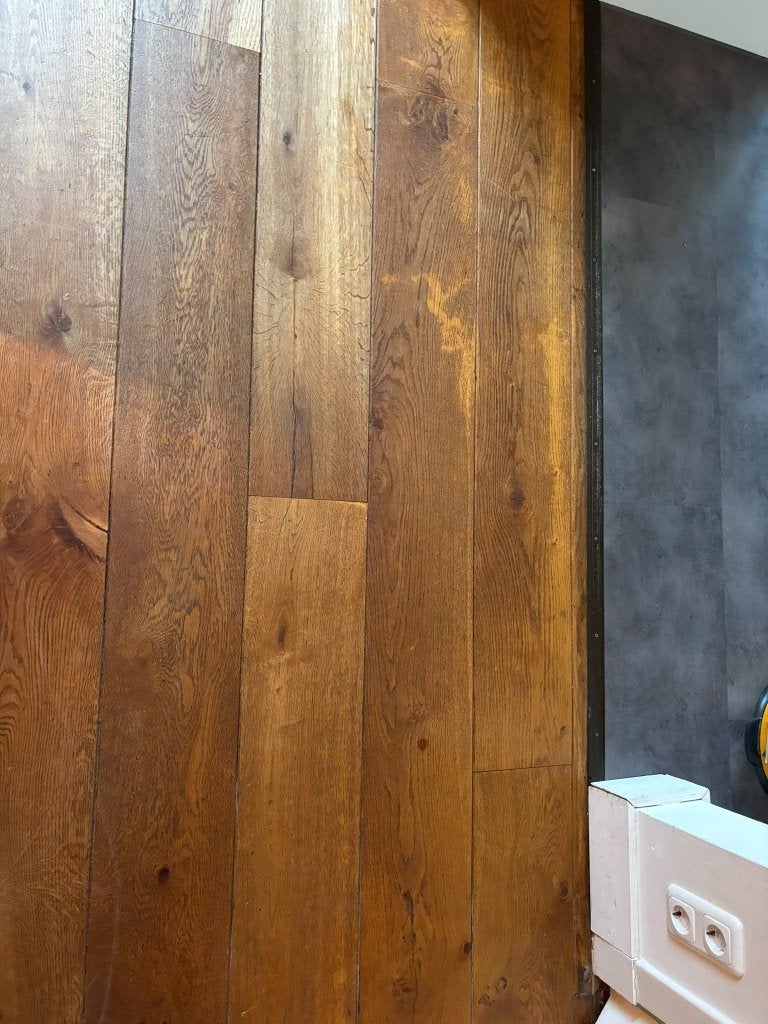 Gratis houten vloer – zelf verwijderen en ophalen, Ophalen, Gebruikt, Vloerdelen of -planken, 10 m² of meer