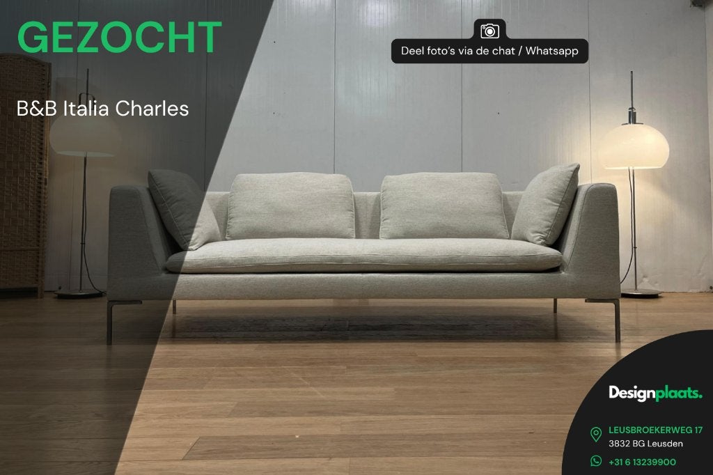 GEZOCHT: B&B Italia Charles — Direct Inkoop