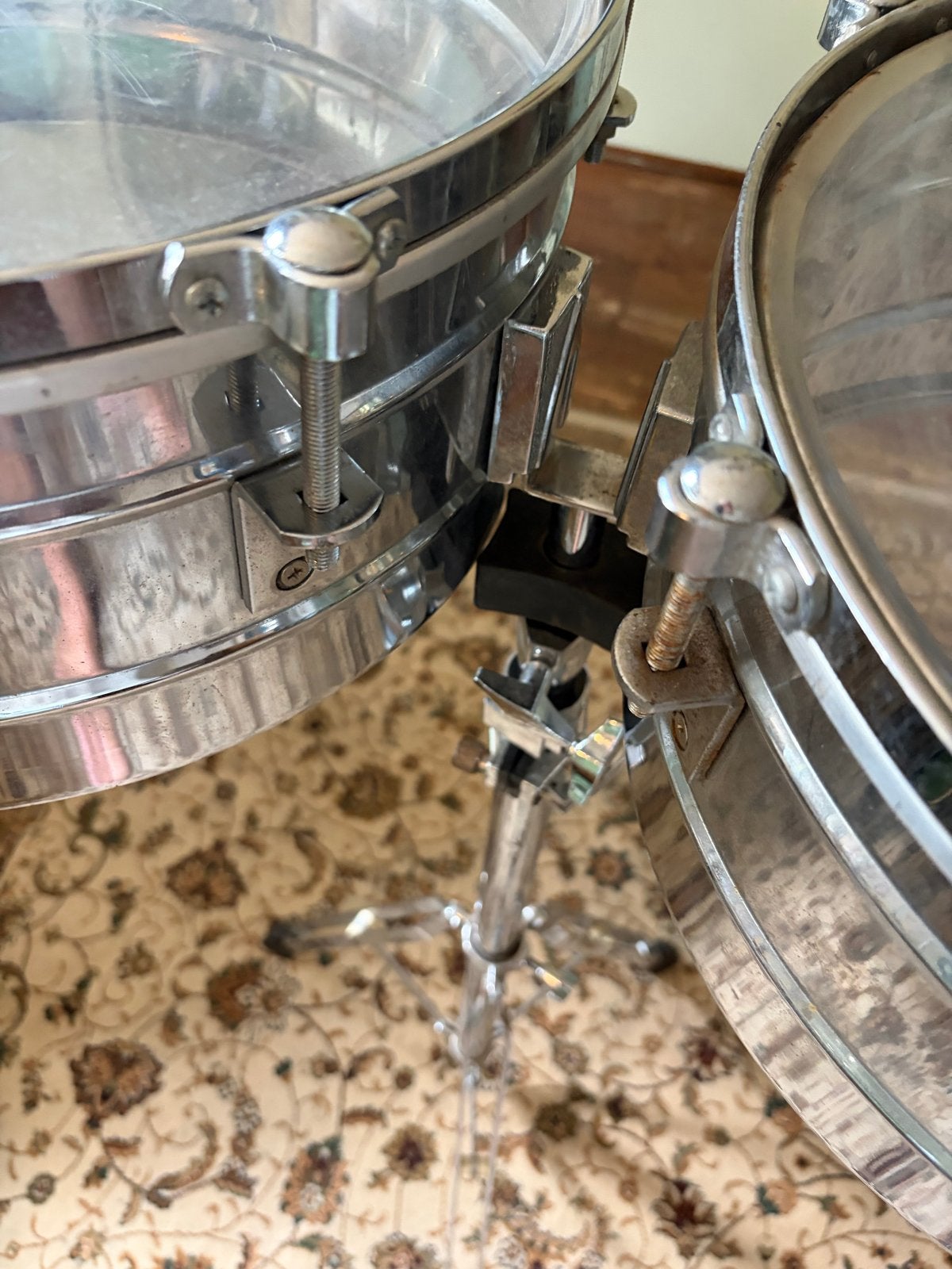 14" & 15" Timbales met Stand - latin/reggae!, Muziek en Instrumenten, Gebruikt, 1722ea 231, DropShopDrums, Ophalen of Verzenden