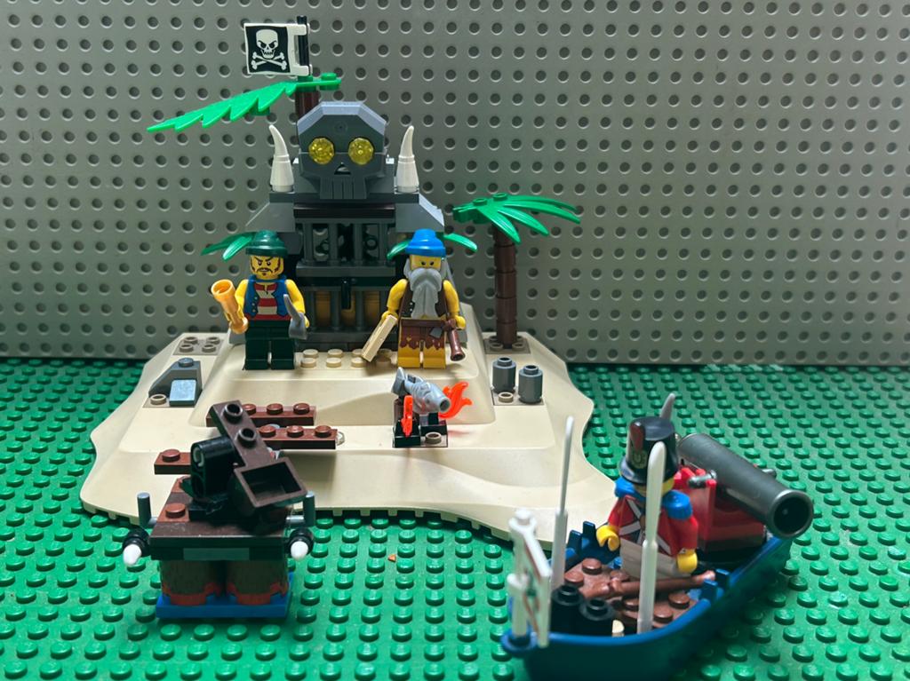 Lego Pirates 6241 Schateiland - Complete set met minifiguren, Kinderen en Baby's, Speelgoed | Duplo en Lego, Gebruikt, Lego, Compleet