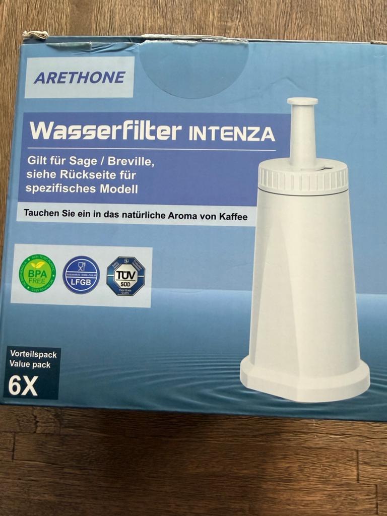 ARETHONE Waterfilter INTENZA voor Sage / Breville (4 stuks ), Ophalen of Verzenden, Zo goed als nieuw, Overige typen