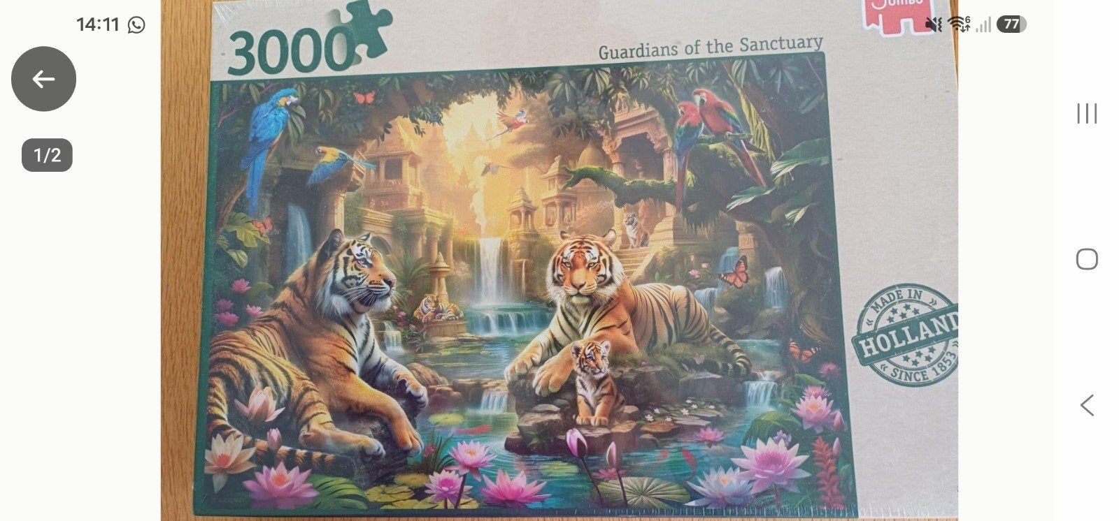 puzzel jumbo 3000 stuks nieuw, Ophalen, Meer dan 1500 stukjes, Nieuw, Legpuzzel