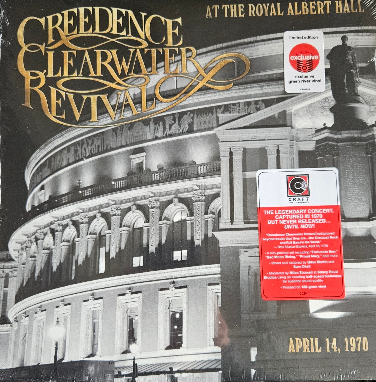 Creedence Clearwater Revival, At the royal Albert Hall, Ophalen of Verzenden, Nieuw in verpakking, 12 inch