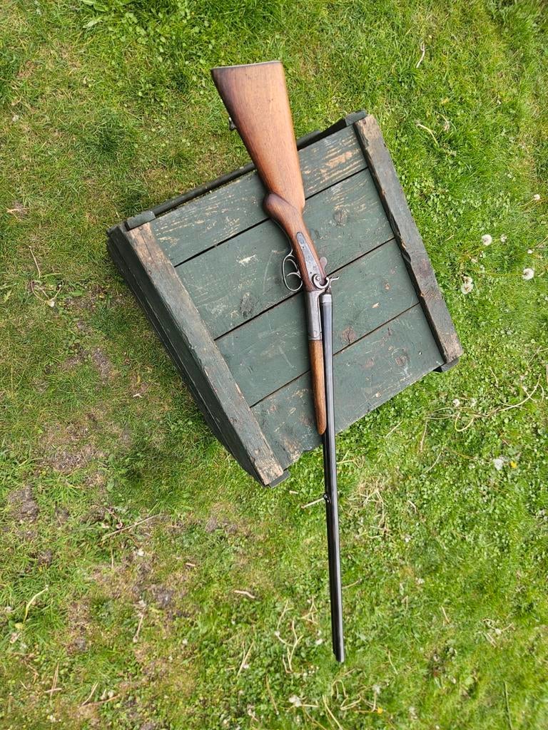 Antiek toplever jachtgeweer geweer, Ophalen of Verzenden