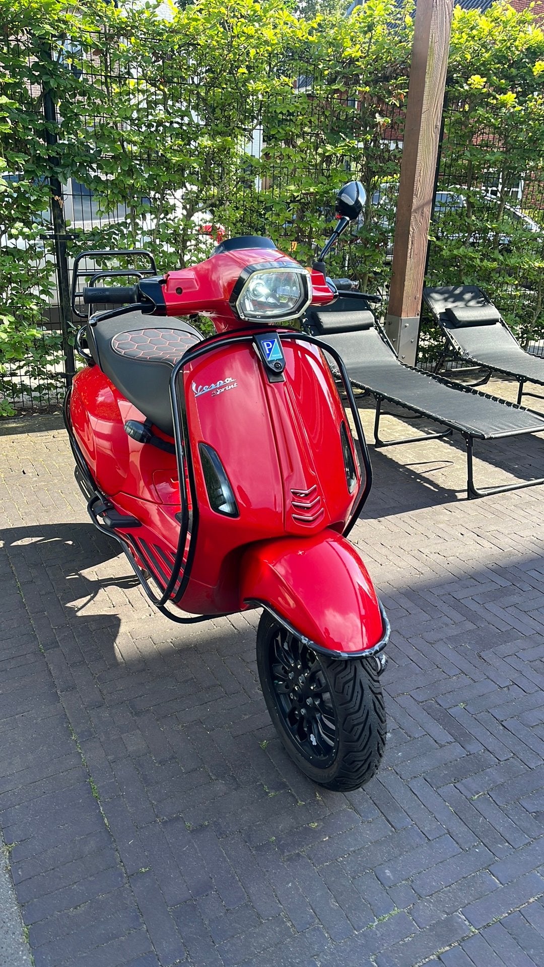 Vespa Sprint 50cc Brom full options, Ophalen, Zo goed als nieuw, Benzine, Overige modellen