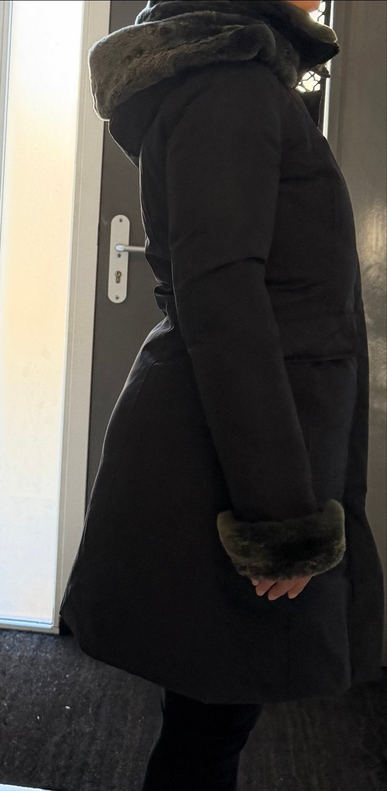 Woolrich winterjas met bontkraag en voering, Ophalen of Verzenden, Zo goed als nieuw, Maat 36 (S), Meerkleurig