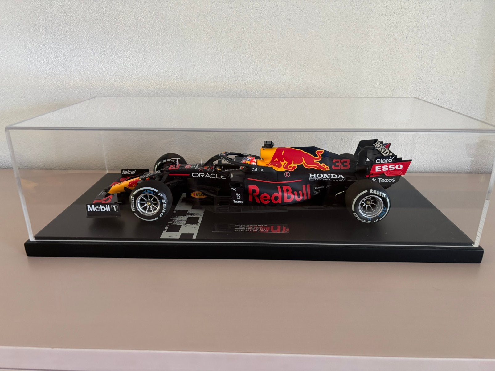Red Bull Racing 1:12 RB16B Max Verstappen GP Zandvoort 2021, Ophalen of Verzenden, Zo goed als nieuw, Formule 1