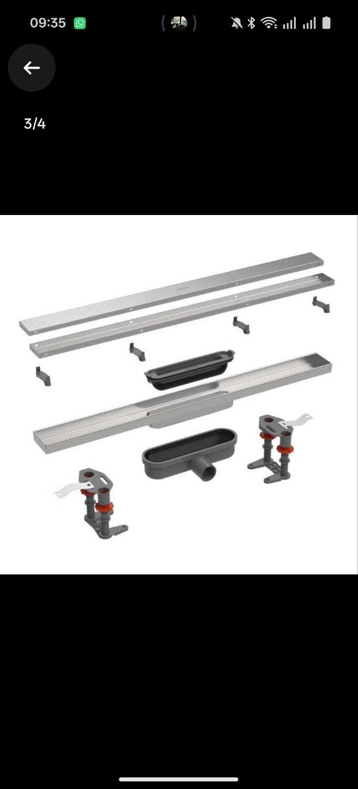 Easy Drain Compact Clean Zero Douchegoot 80 cm, Ophalen of Verzenden, Nieuw, Douche