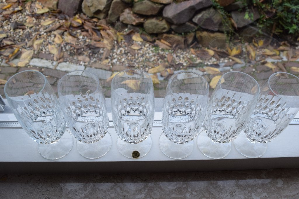 Schott-Zwiesel | Flamenco | 24% loodkristal 6 ijsthee glazen, Ophalen of Verzenden, Glas, Overige stijlen, Glas of Glazen