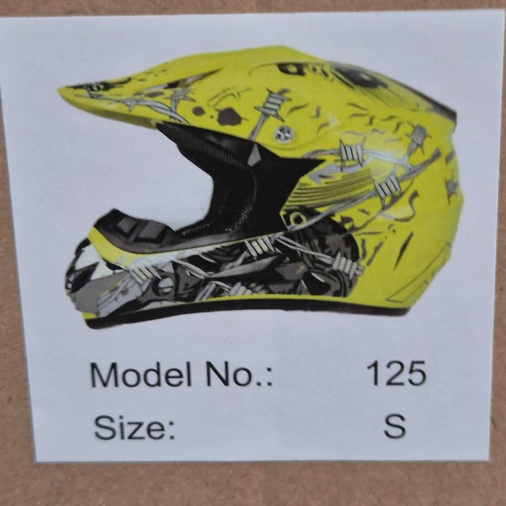 Crosshelm Model 125 Ultra – Diverse Maten XS t/m XL, Motoren, Info@purbesa.nl, Offroadhelm, S, Purbesa