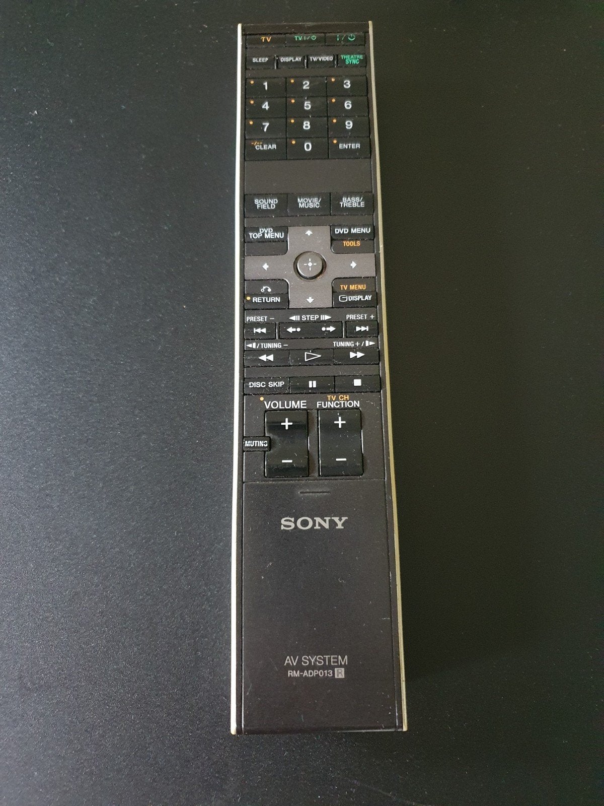 Sony AV Systeem Afstandsbediening RM-ADP013, Ophalen of Verzenden, Gebruikt, Origineel, Dvd
