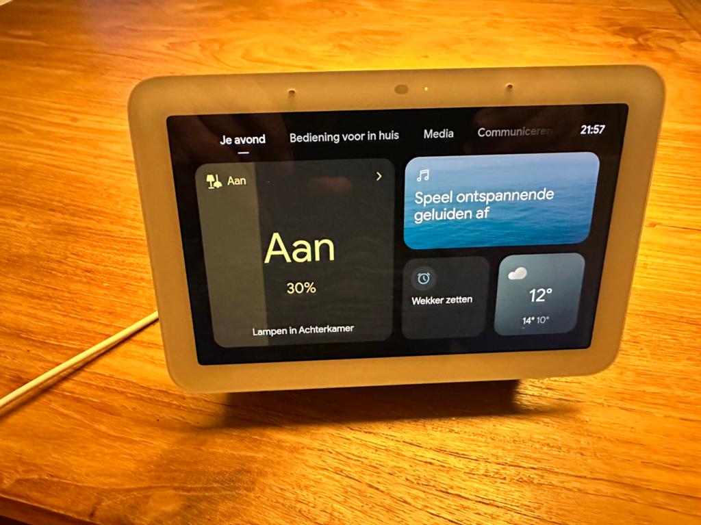 Google Nest Hub II (GA01892), Ophalen of Verzenden, Zo goed als nieuw