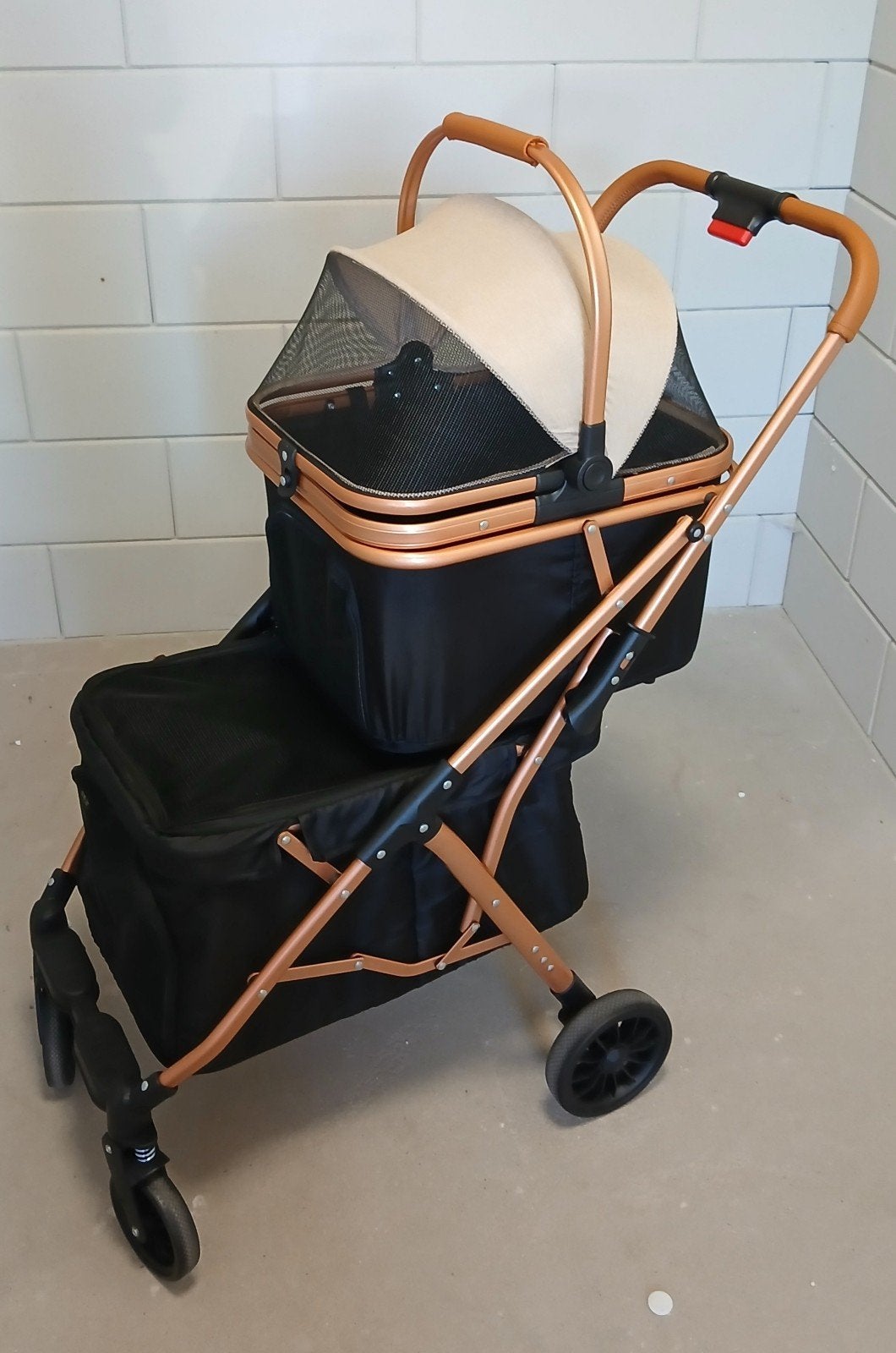 Hondenbuggy Dubbel..., Ophalen