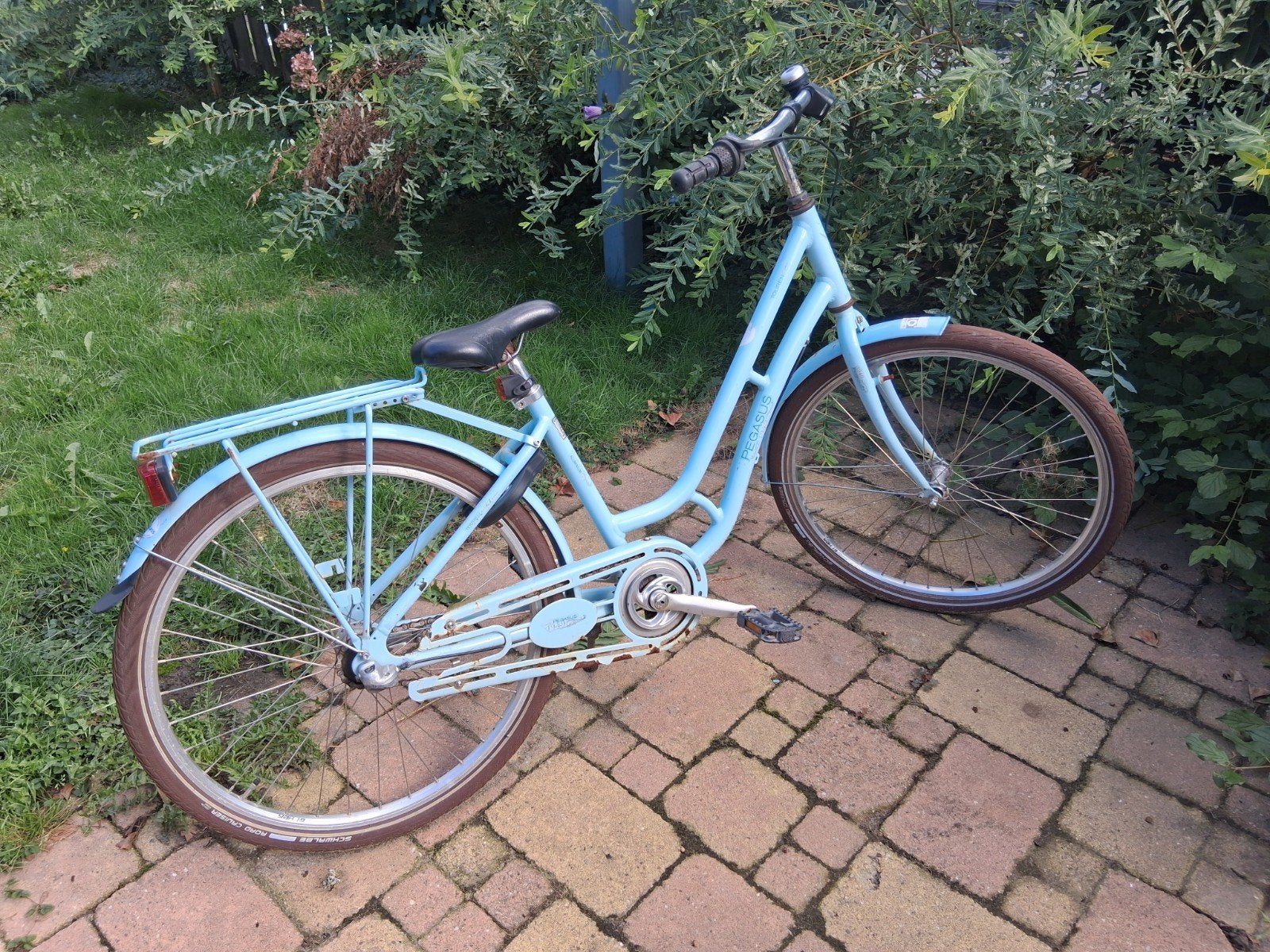 Meisjesfiets 26 inch, Terugtraprem, Gebruikt, Versnellingen, Pegasus