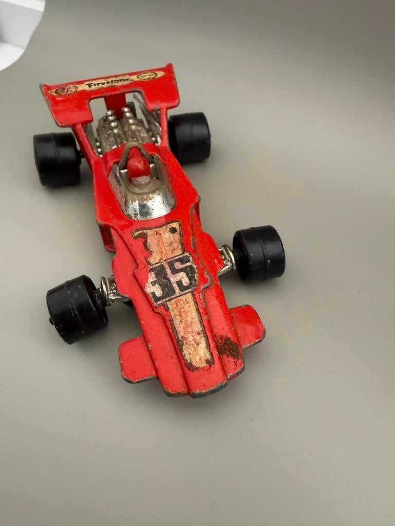 Vintage Matchbox Speed Kings K-35 Lightning F1 Raceauto 1971, Overige merken, Gebruikt, 1:50 of kleiner, Auto