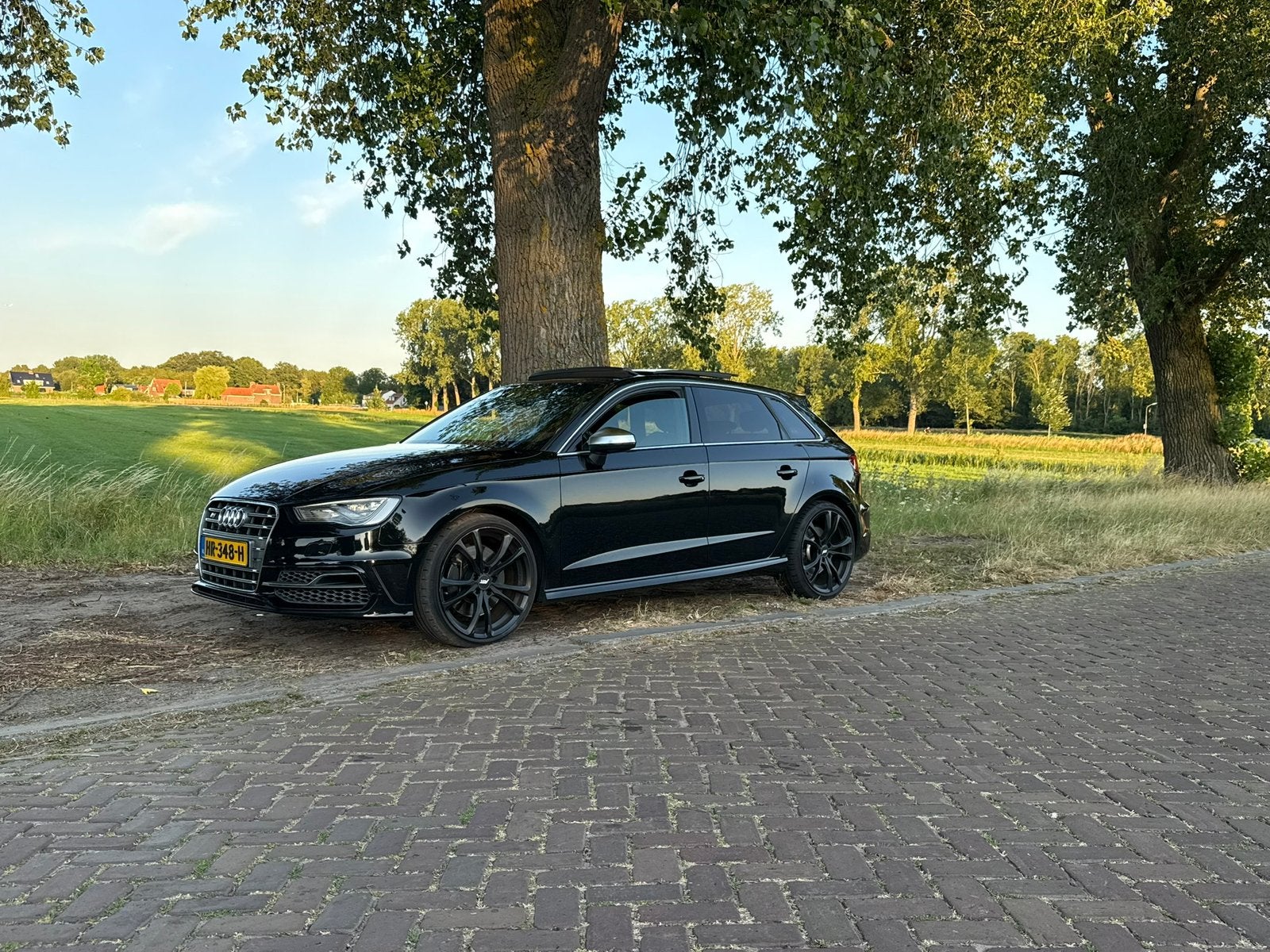 Audi S3 2.0 Tfsi 221KW Sportback Quattro 2016 Zwart, Auto's, Automaat, S3, 4 cilinders, 1984 cc