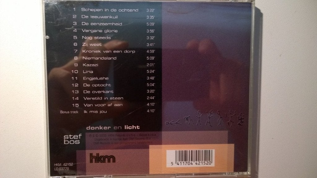 Stef Bos - Donker En Licht, Ophalen of Verzenden, Zo goed als nieuw, Pop, Album