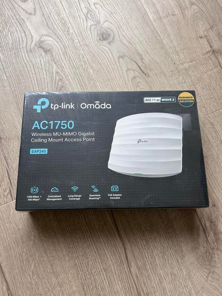 TP-Link Omada EAP245 - Nieuw in doos, Computers en Software, Accesspoints, Ophalen of Verzenden, Nieuw