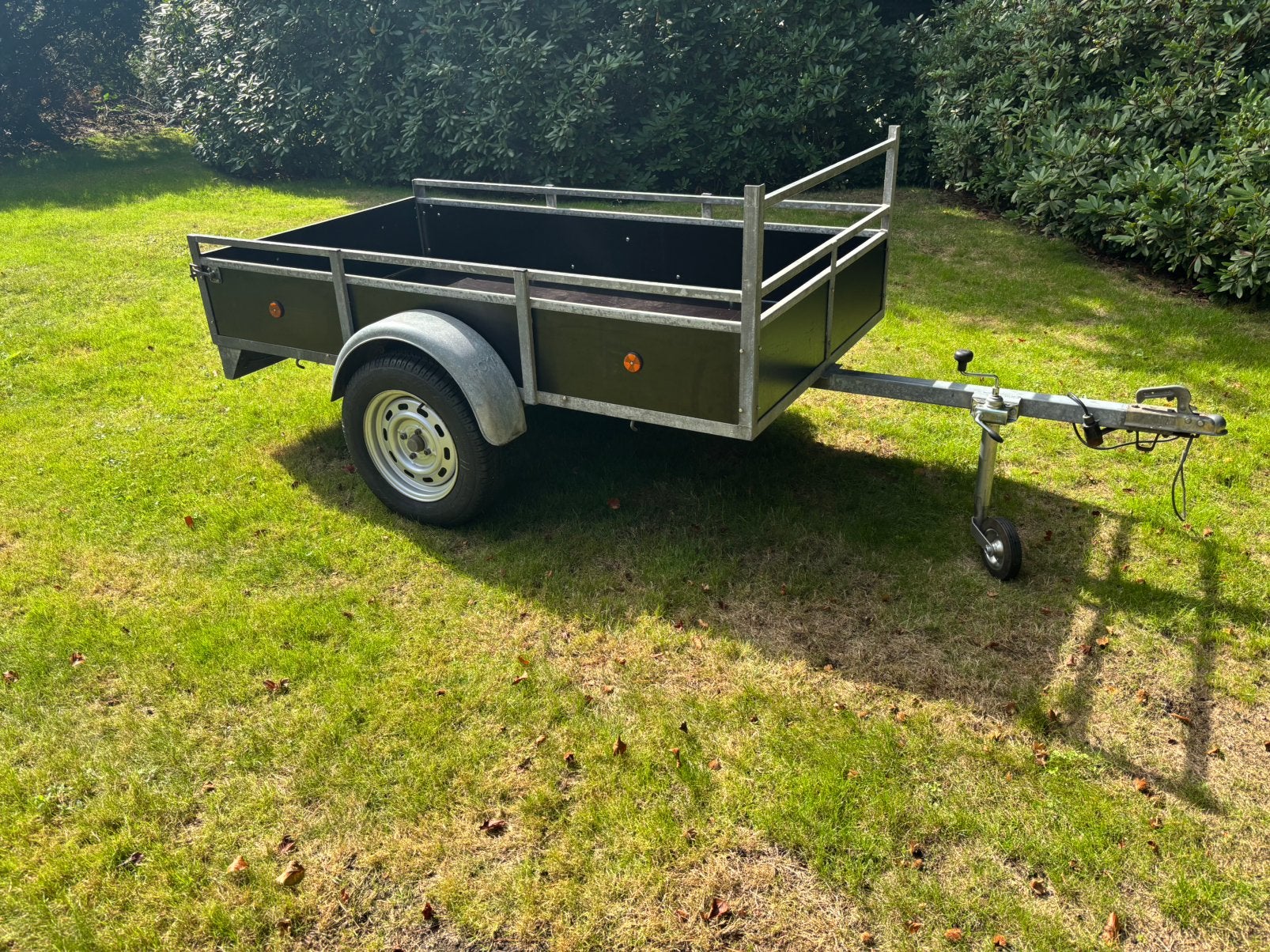 Aanhanger enkelasser 220 x 122 gerestaureerd, Auto diversen, Ophalen, Gebruikt