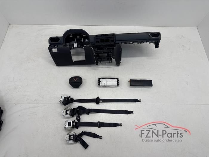Cupra Leon 5F Airbagset Dashboard compleet zonder HUD (5FG85, Ophalen of Verzenden, Gebruikt