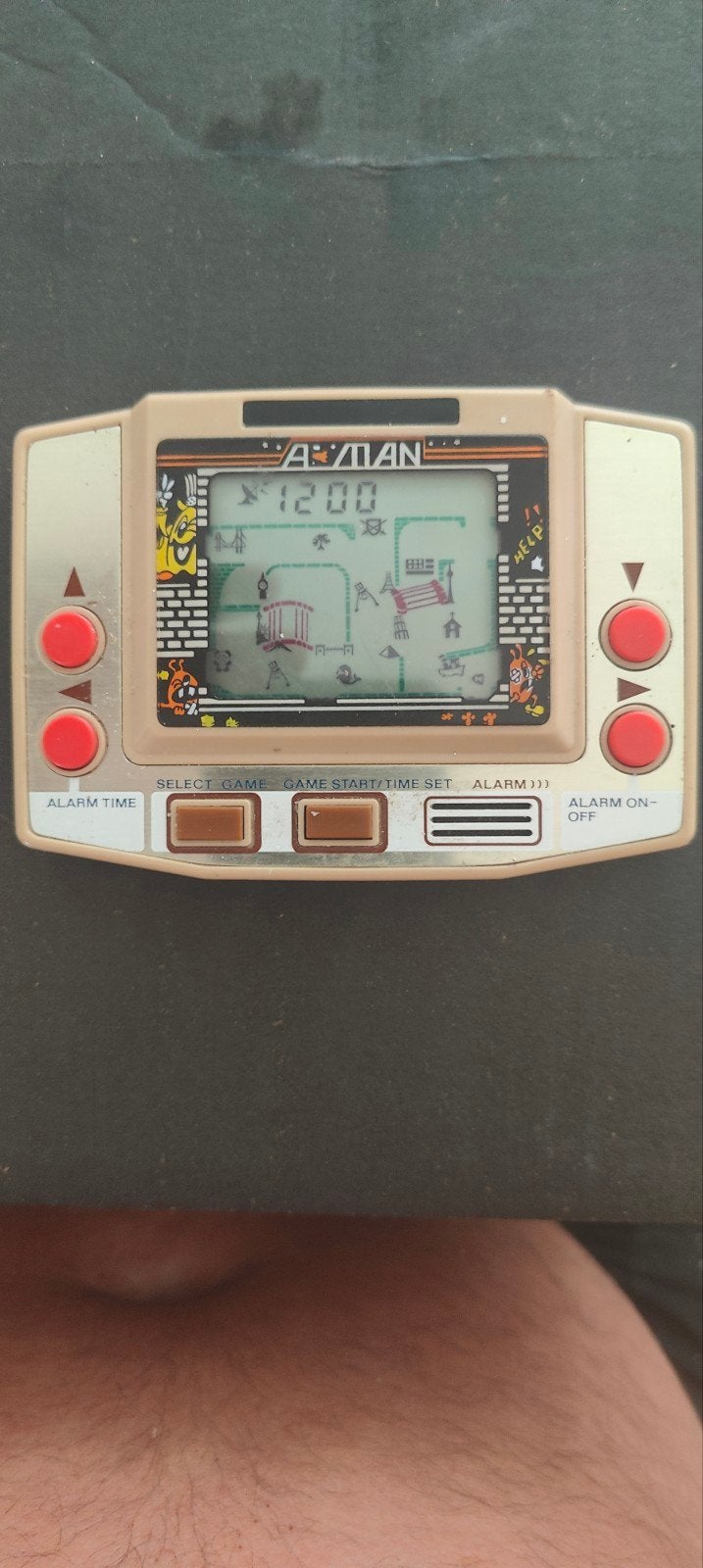 Vintage A-Man LCD Handheld Game - Jaren '80 Retro Gaming, Ophalen of Verzenden, Overige merken, Gebruikt