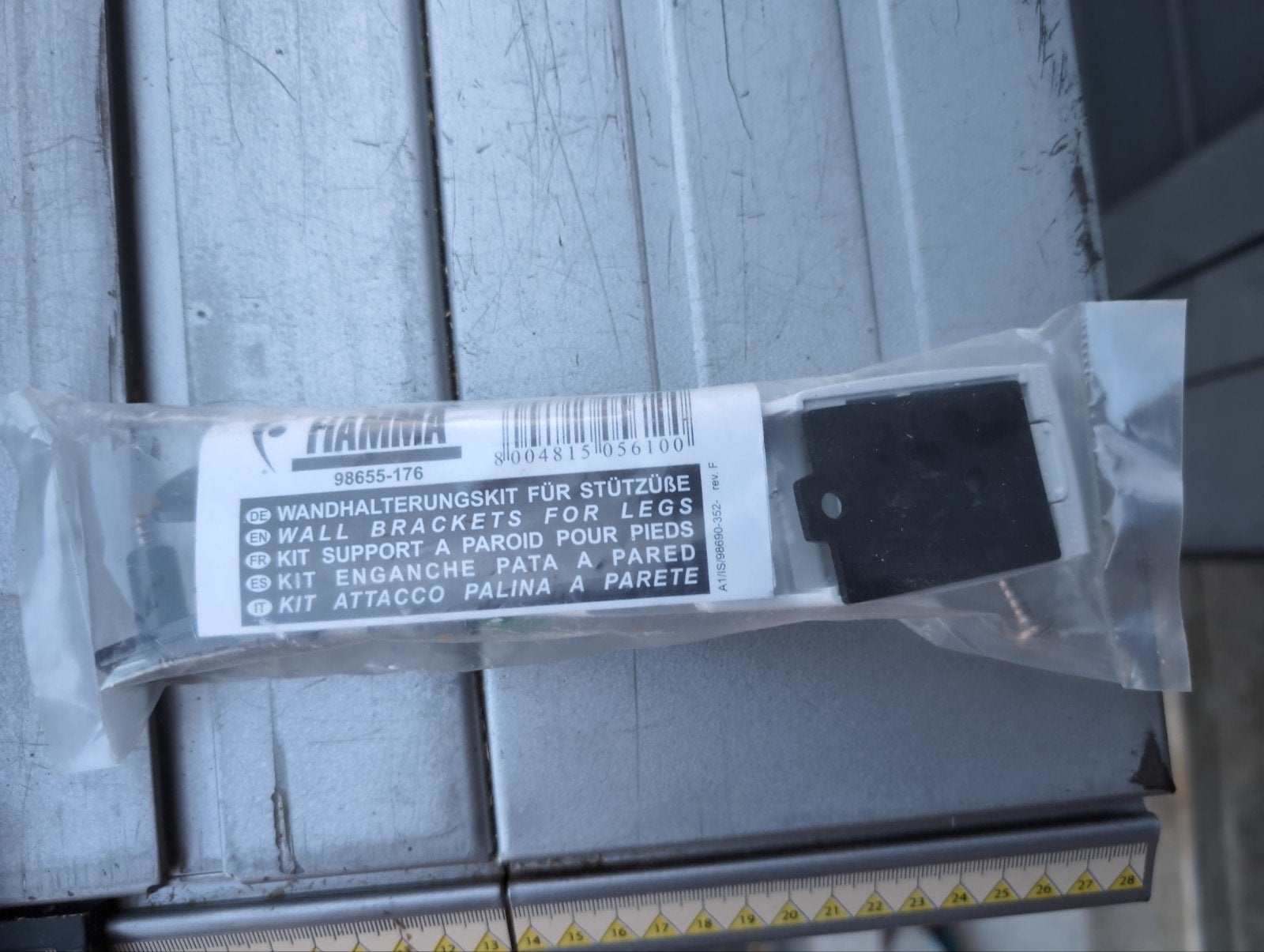 Fiamma Wandhalterungskit voor Stützfüße - Nieuw, Ophalen of Verzenden, Nieuw