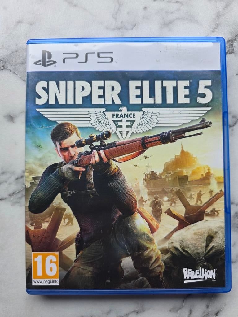 Sniper Elite 5 PS5 - Zo goed als nieuw, Spelcomputers en Games, Ophalen of Verzenden, Zo goed als nieuw