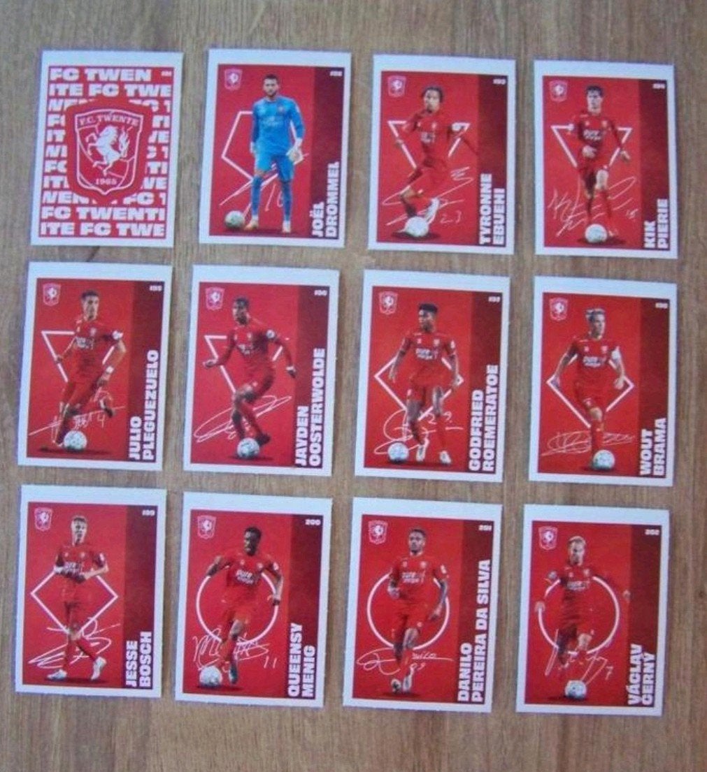 Complete set voetbalplaatjes FC Twente 2020-2021, Ophalen, Nieuw