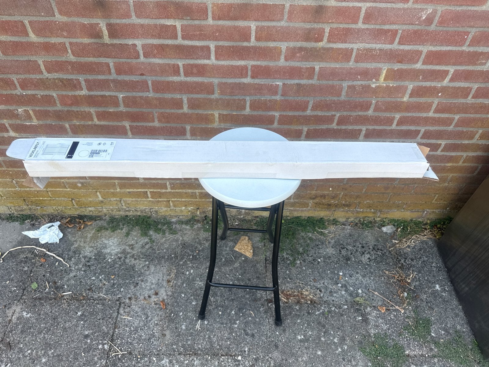 IKEA VECKLARFLY Jaloezie 100x155 cm, Huis en Inrichting, Stoffering | Gordijnen en Lamellen, Ophalen, Jaloezie, Wit, Nieuw