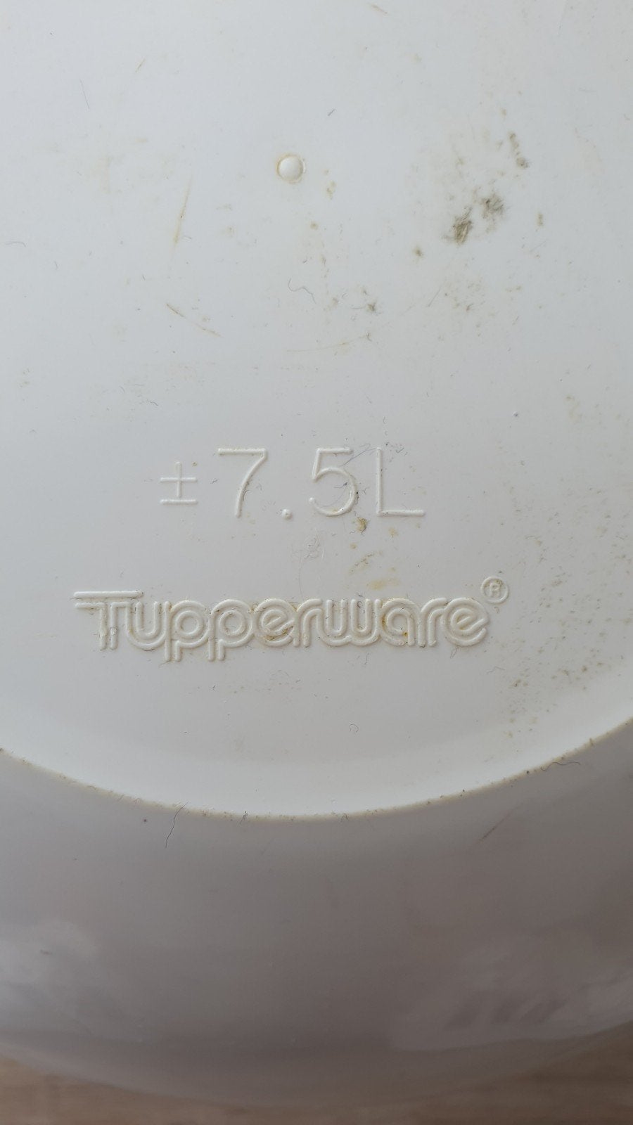 Tupperware beslagkom met deksel - 7,5 liter, Ophalen, Gebruikt, Blauw, Bak of Kom