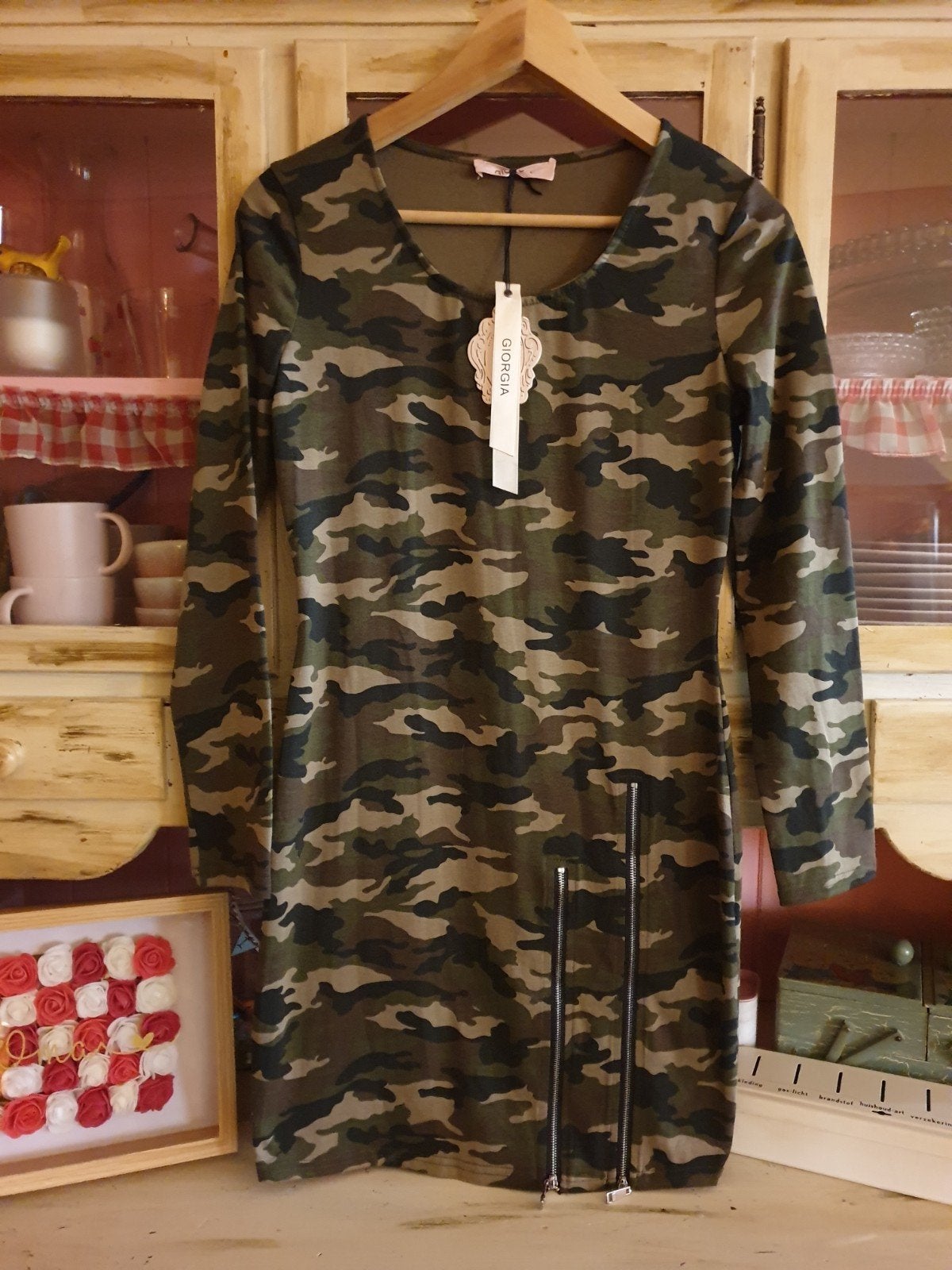 Giorgia jurk camouflage maat S, Giorgia, Nieuw, Ophalen of Verzenden, Maat 36 (S)