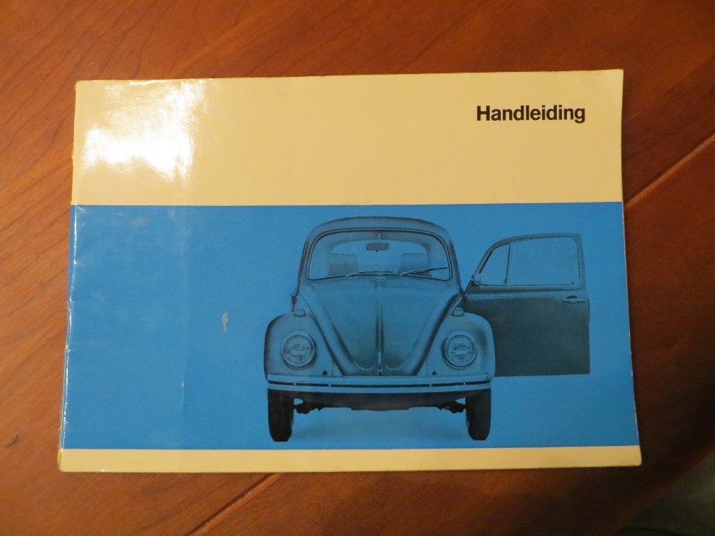 Instructieboek Volkswagen Kever 1200, Kever 1300, 1500 1969, Auto diversen, Handleidingen en Instructieboekjes, Ophalen of Verzenden